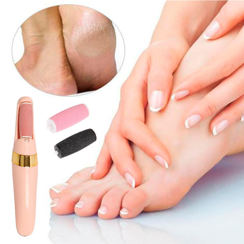 Pack Lima Eléctrica Para Durezas De Los Pies & Cortauñas Con Luz LED
