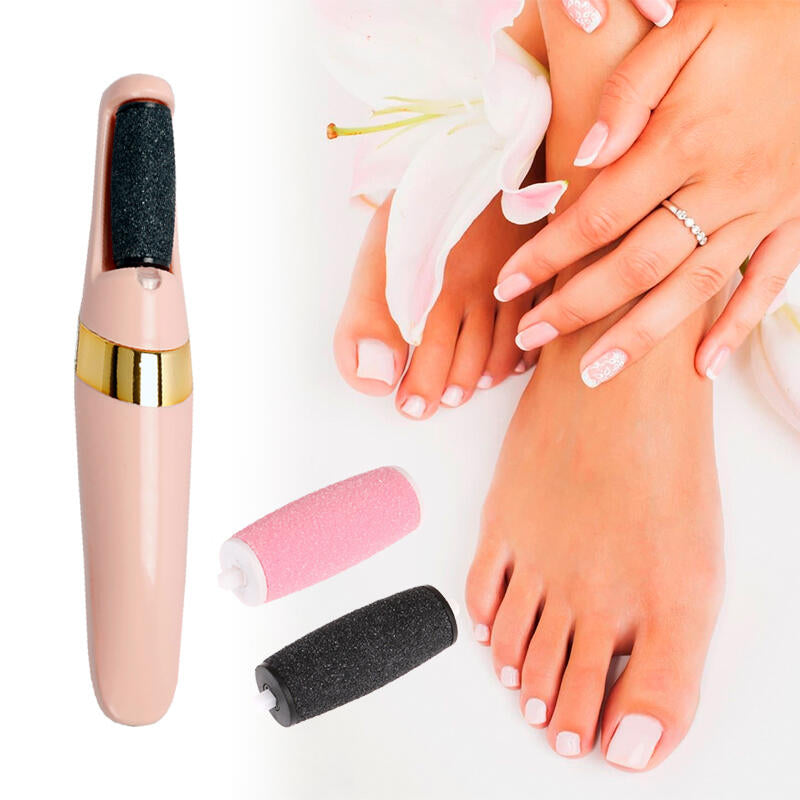 Pack Lima Eléctrica Para Durezas De Los Pies & Cortauñas Con Luz LED